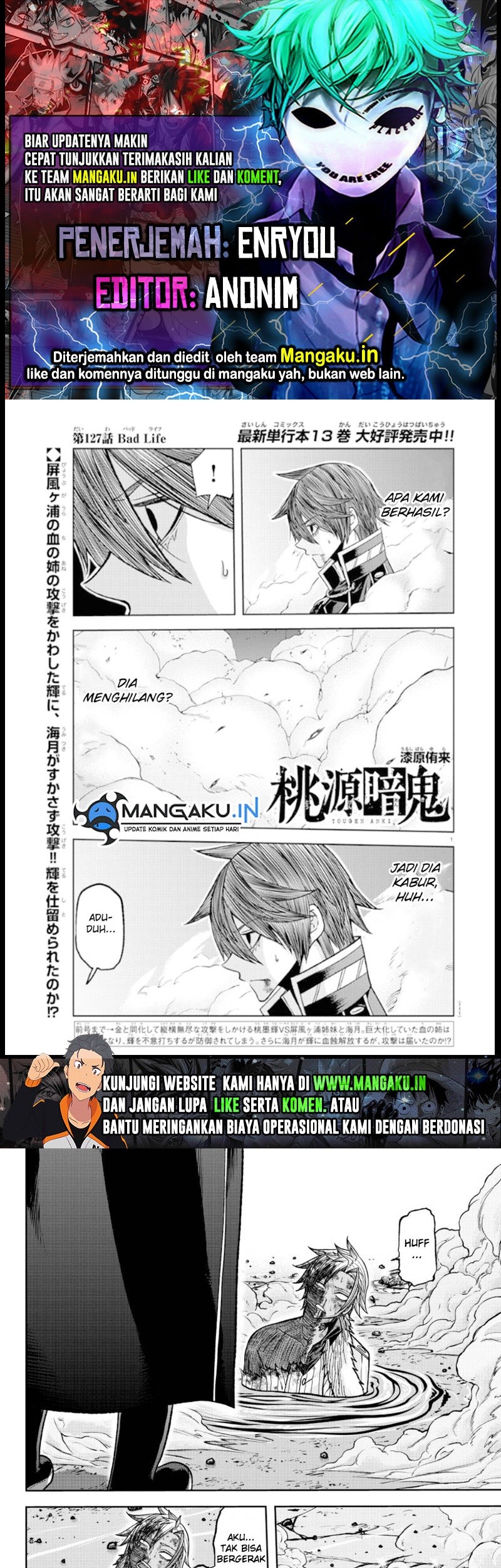 Baca Komik Tougen Anki Chapter 127 Gambar 1
