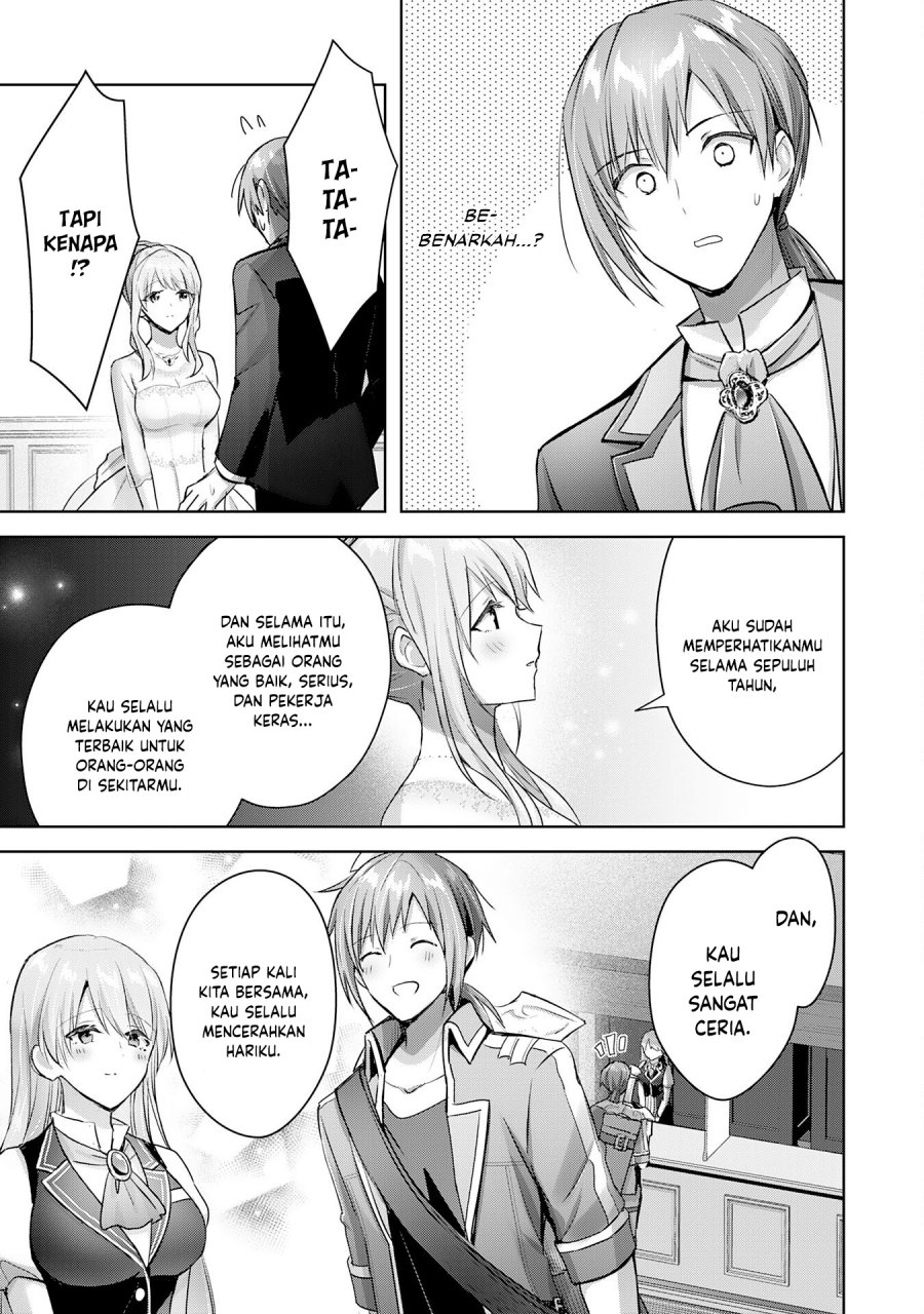 Uketsukejo ni Kokuhaku Shitakute Girudo ni Kayoitsumetara Eiyu ni Natteta Chapter 15 Gambar 16