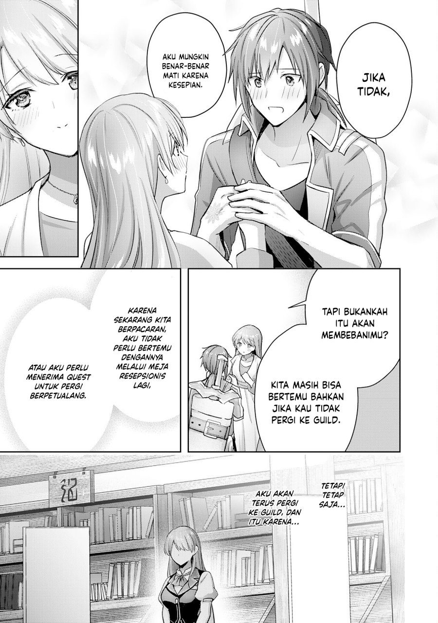 Uketsukejo ni Kokuhaku Shitakute Girudo ni Kayoitsumetara Eiyu ni Natteta Chapter 15 Gambar 30