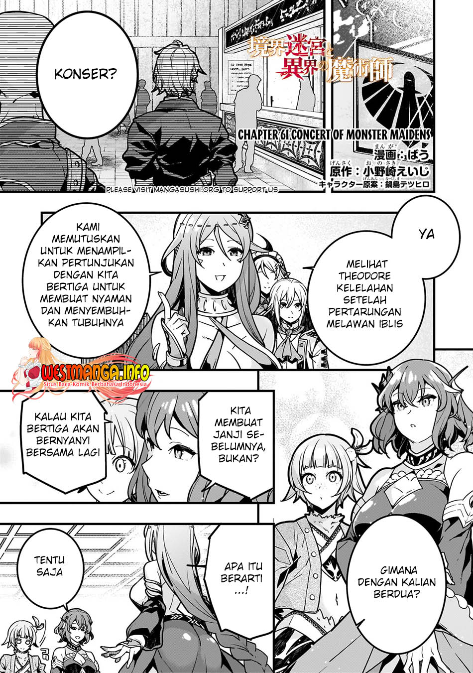 Baca Manga Kyoukai Meikyuu to Ikai no Majutsushi Chapter 61 Gambar 2