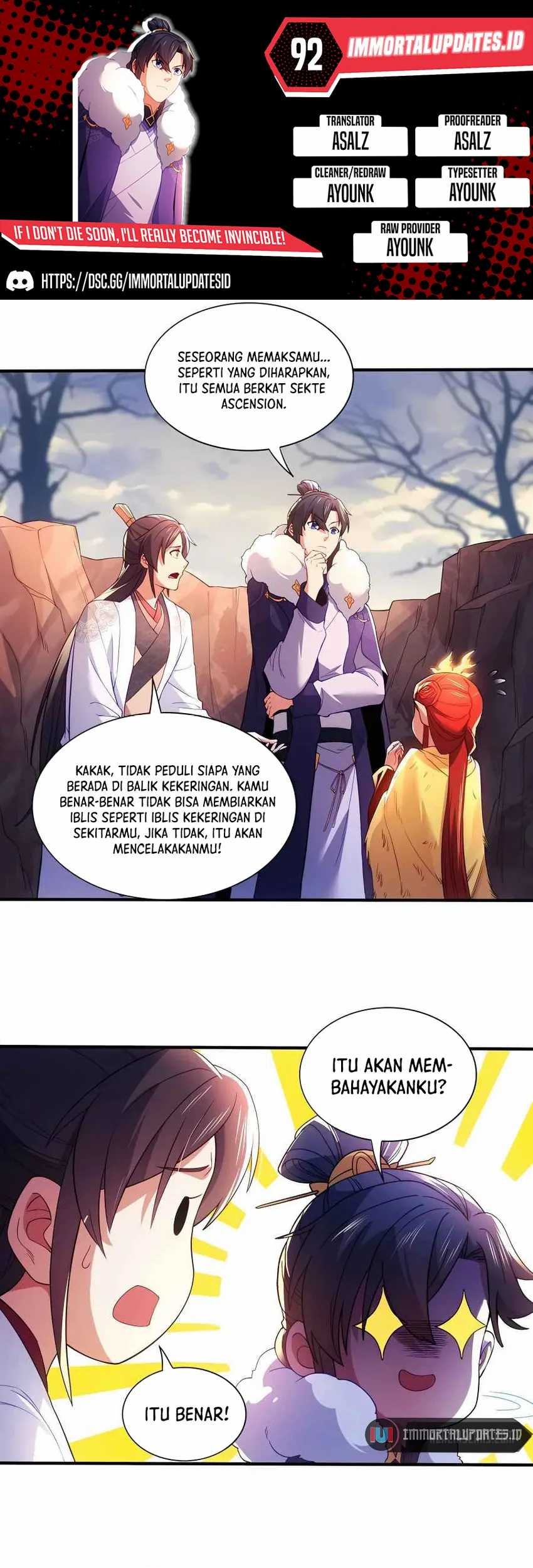Baca Komik If I Don’t Die, I’ll Be Invincible Chapter 92 Gambar 1