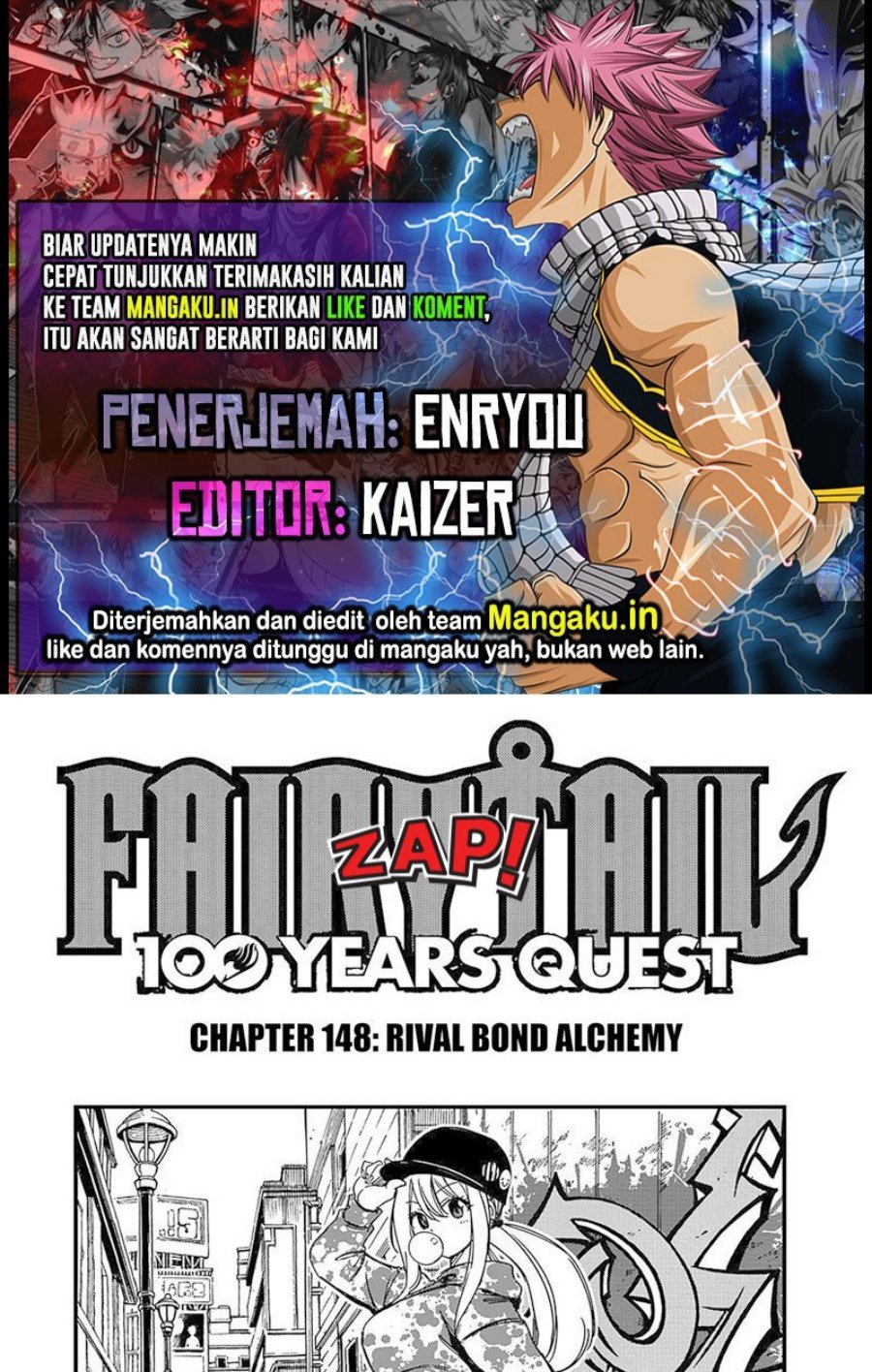 Baca Komik Fairy Tail: 100 Years Quest Chapter 140 Gambar 1