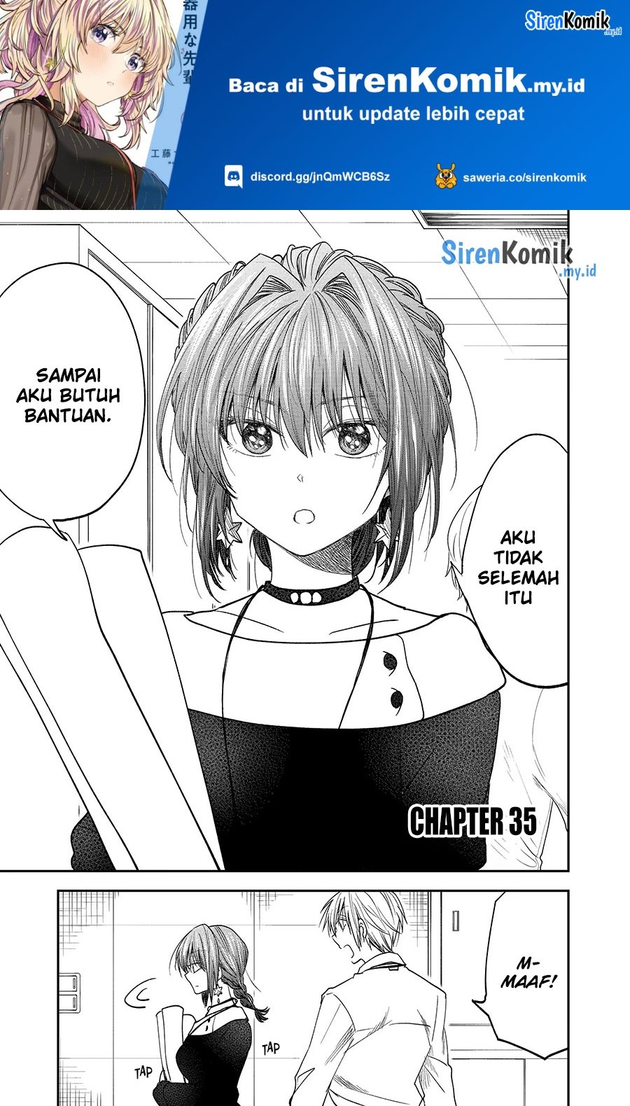 Baca Manga Awkward Senpai Serialization Chapter 35 Gambar 2