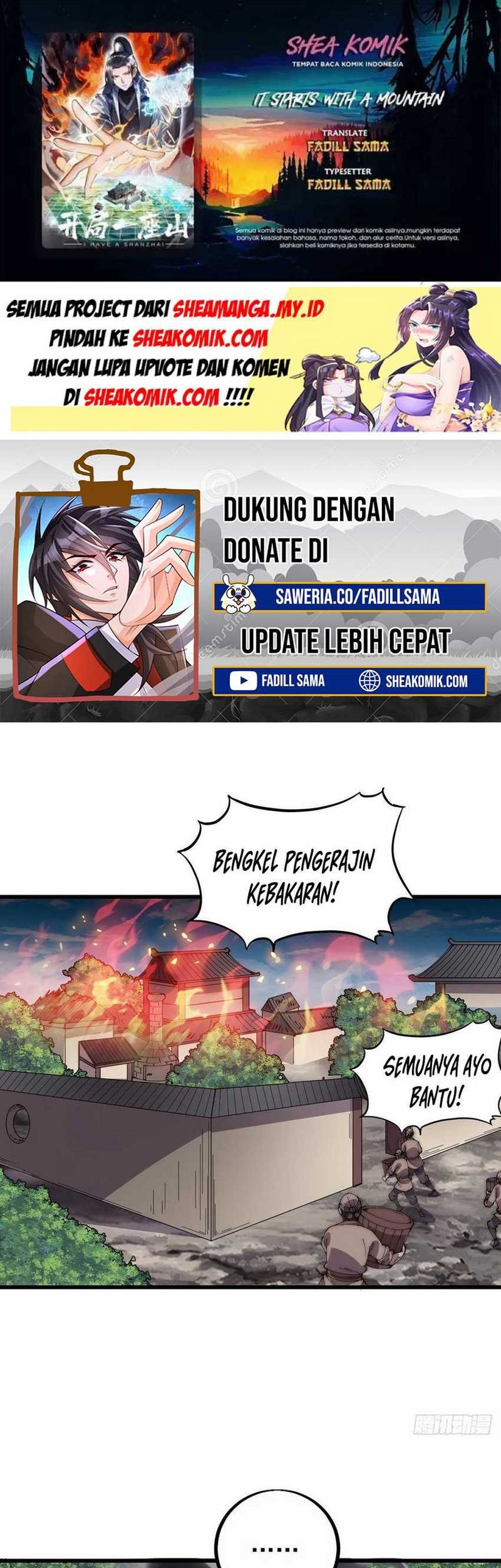 Baca Komik It Starts With A Mountain Chapter 400 Gambar 1