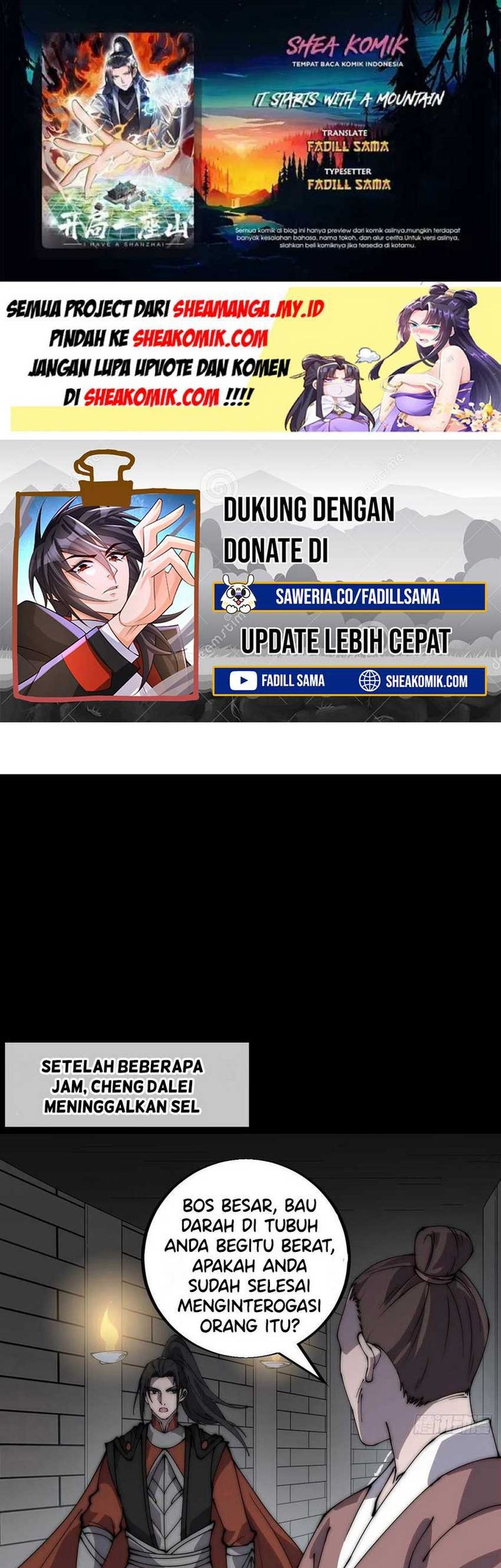 Komik It Starts With A Mountain Chapter 398 gambar nomor 1