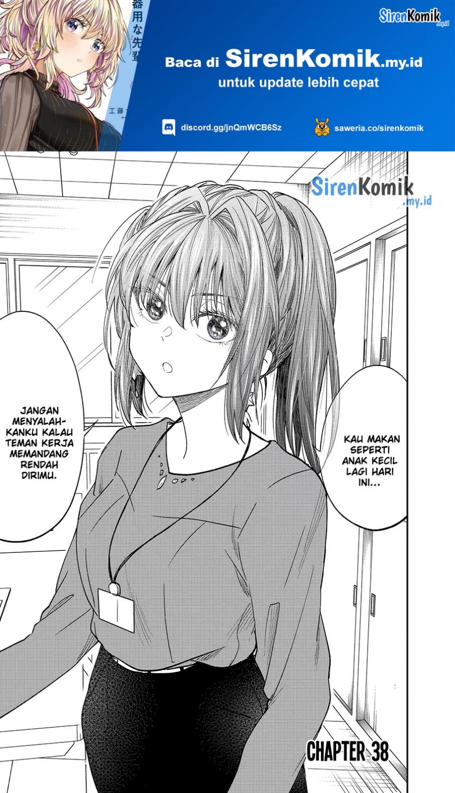 Baca Manga Awkward Senpai Serialization Chapter 38 Gambar 2