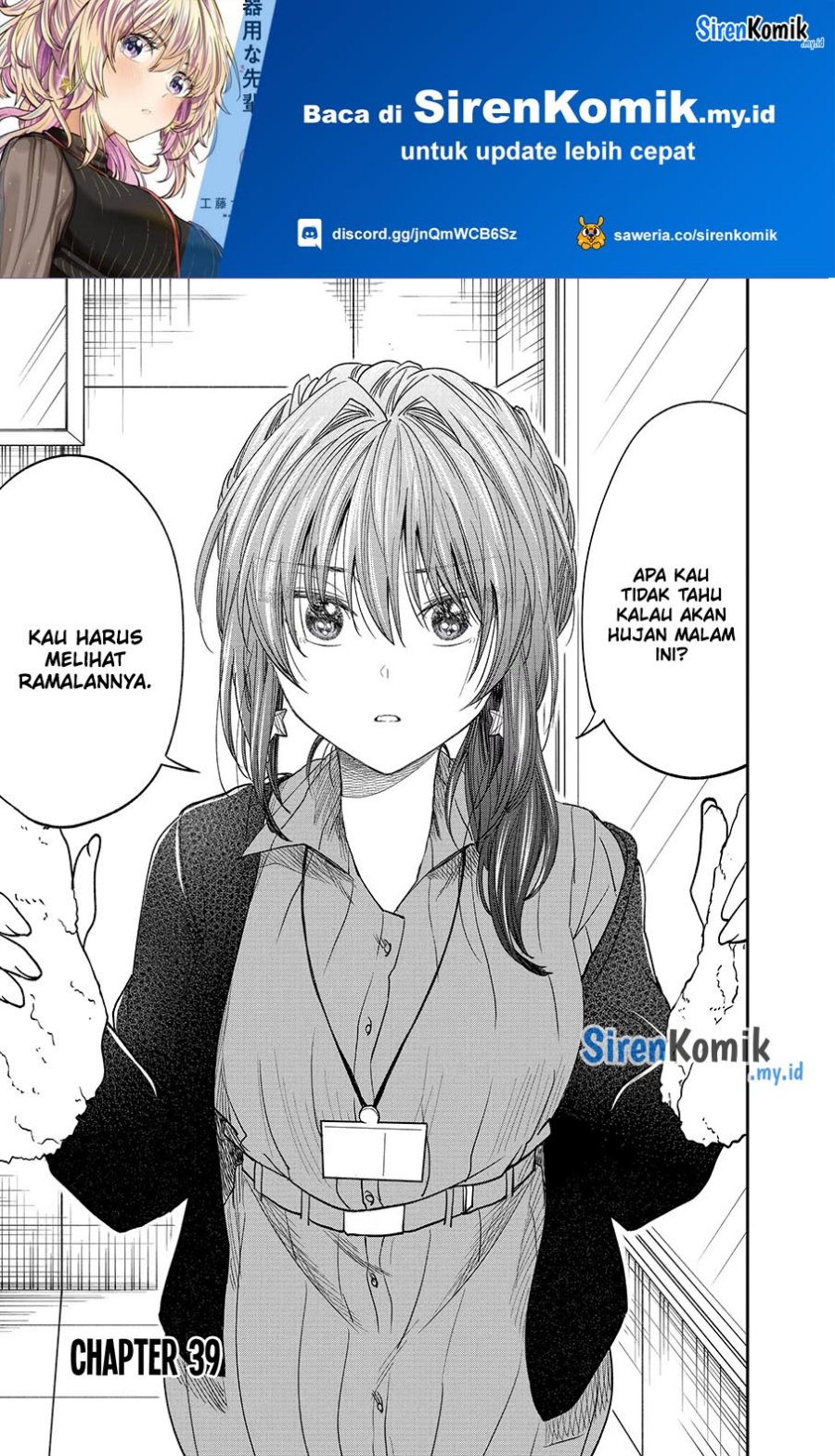Baca Manga Awkward Senpai Serialization Chapter 39 Gambar 2