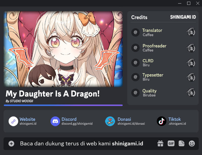 Baca Komik My Daughter Is a Dragon! Chapter 59 Gambar 1