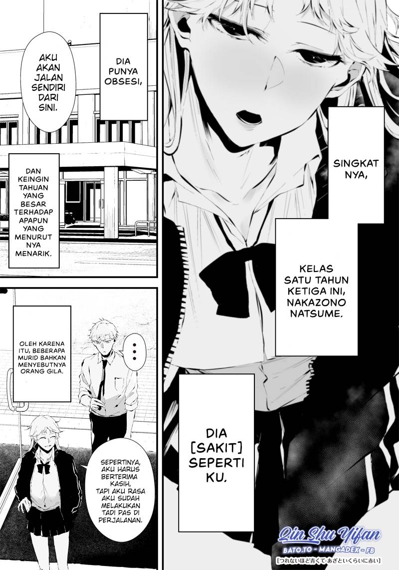 Baca Manga Tsurenai Hodo Aokute Azatoi Kurai ni Akai Chapter 11 Gambar 2