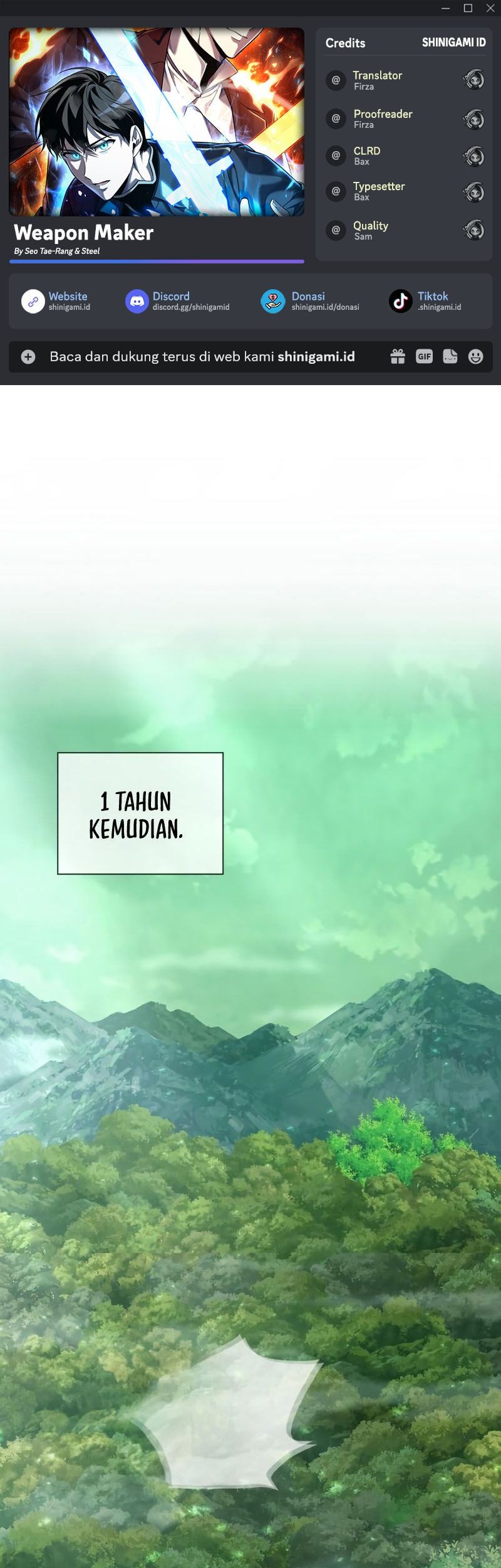 Baca Komik Weapon Maker Chapter 03 Gambar 1