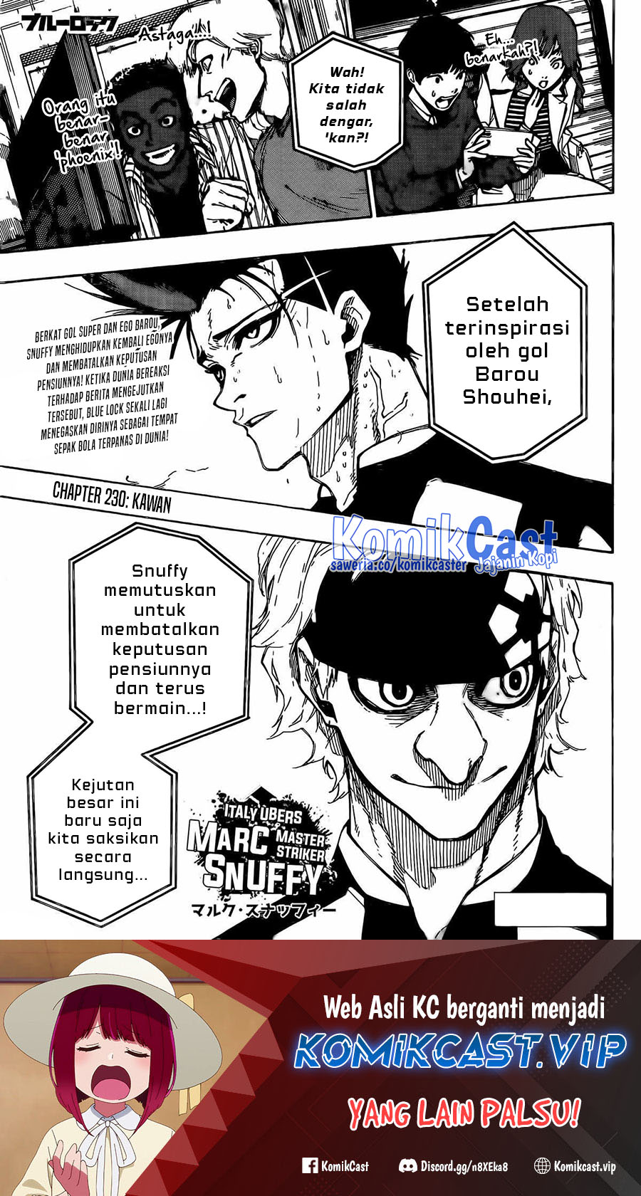 Manga Blue Lock Chapter 230 gambar nomor 2