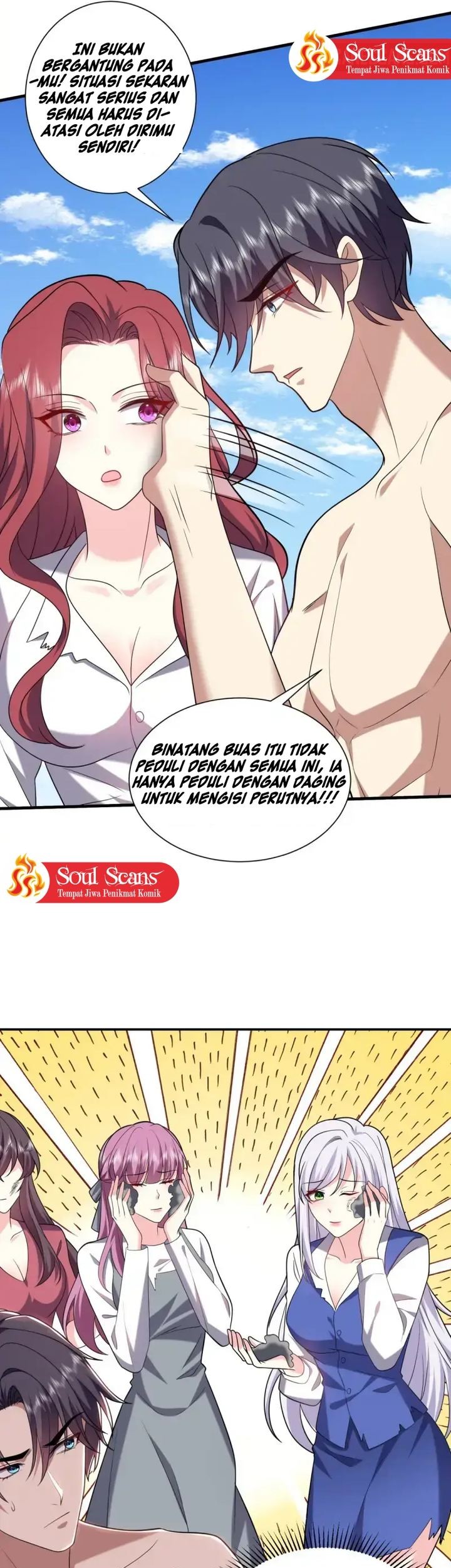On a Deserted Island with Beautiful Sisters Chapter 14 Gambar 33