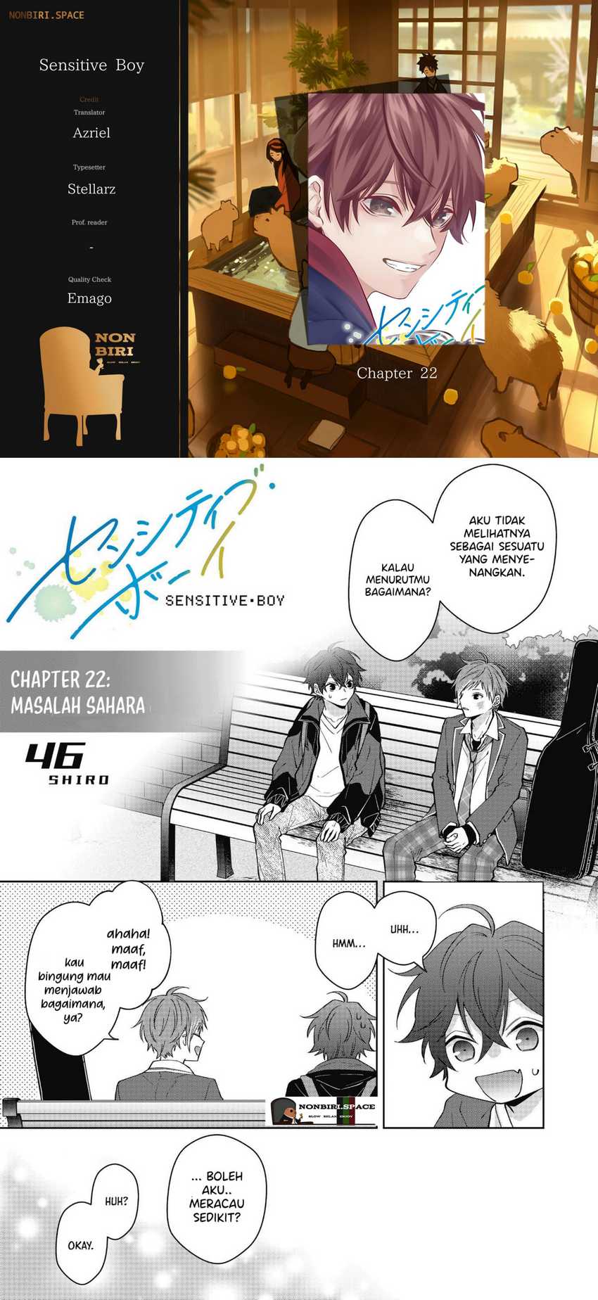 Baca Komik Sensitive Boy Chapter 22 Gambar 1