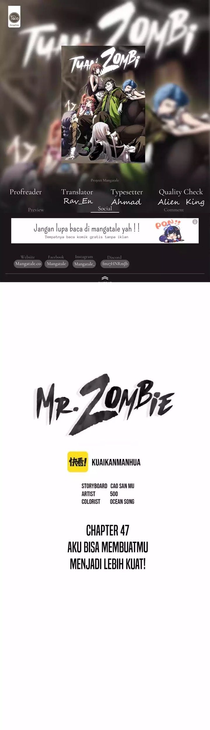 Baca Komik Mr. Zombie Chapter 47 Gambar 1
