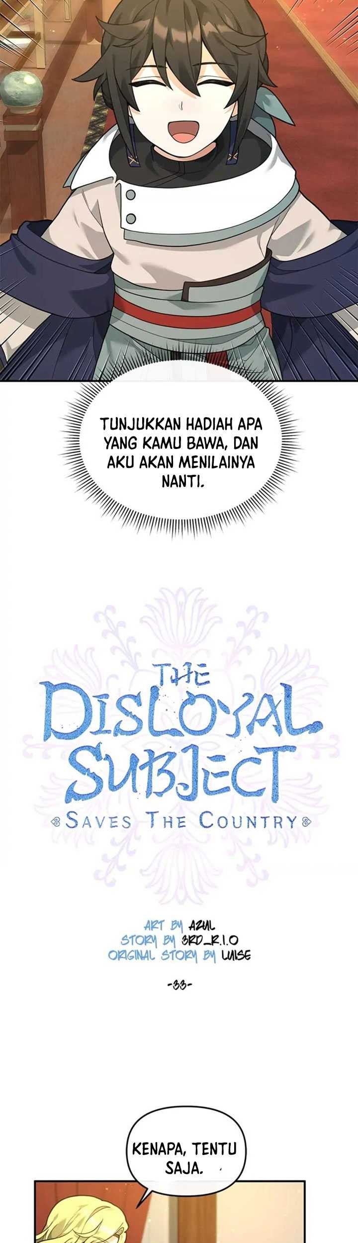 Treacherous Subject Saves the Country Chapter 33 Gambar 6