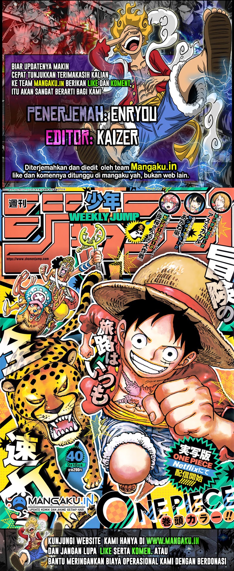 Baca Komik One Piece Chapter 1091 Gambar 1