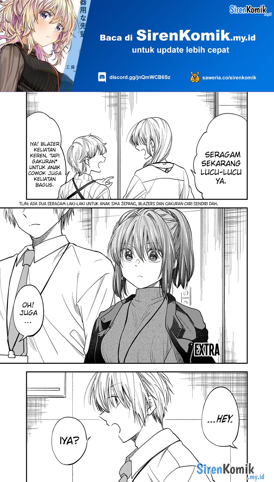 Baca Manga Awkward Senpai Serialization Chapter 44.5 Gambar 2