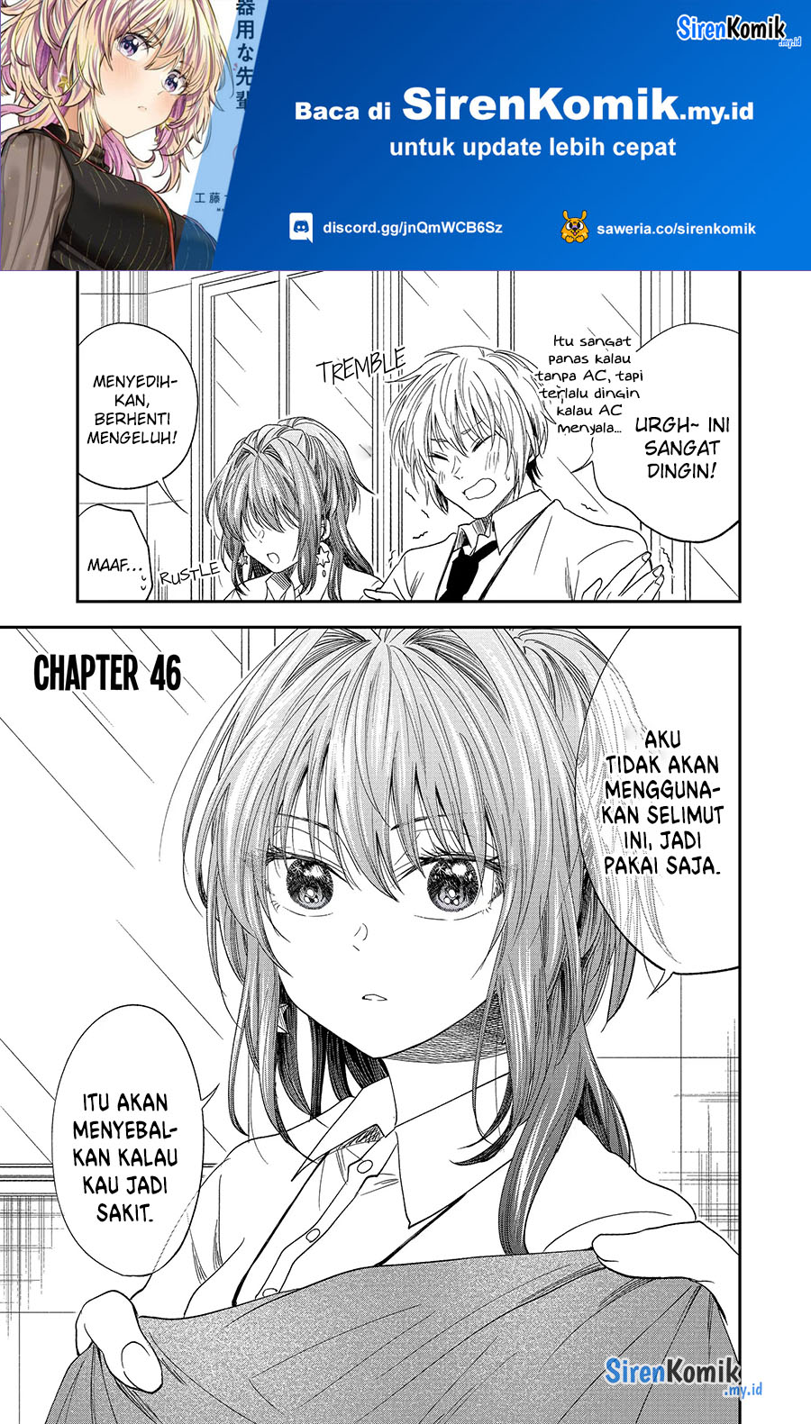 Baca Manga Awkward Senpai Serialization Chapter 46 Gambar 2