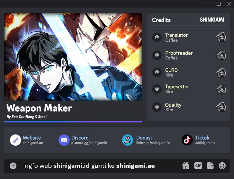 Baca Komik Weapon Maker Chapter 07 Gambar 1