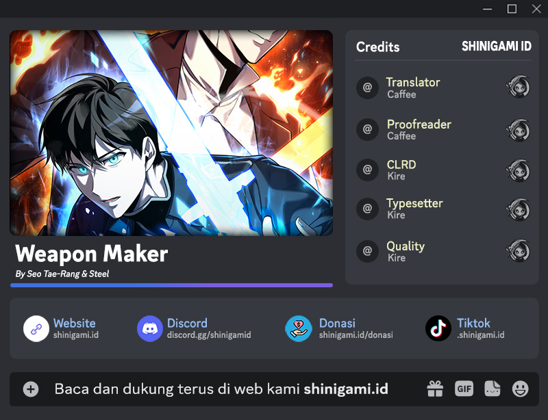 Baca Komik Weapon Maker Chapter 08 Gambar 1