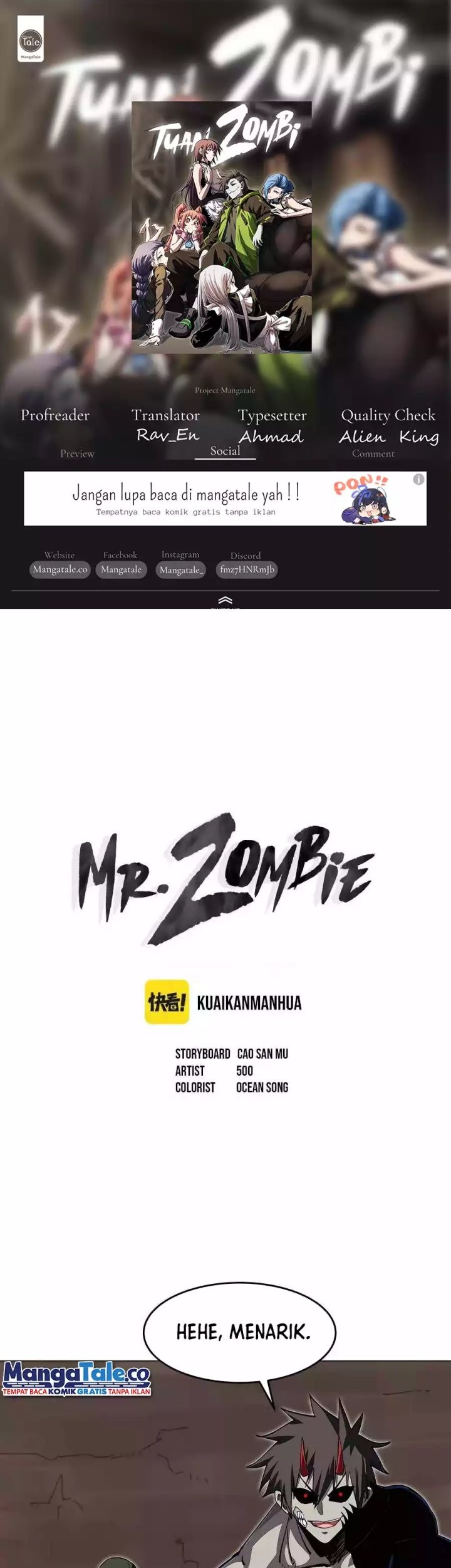 Baca Komik Mr. Zombie Chapter 50 Gambar 1