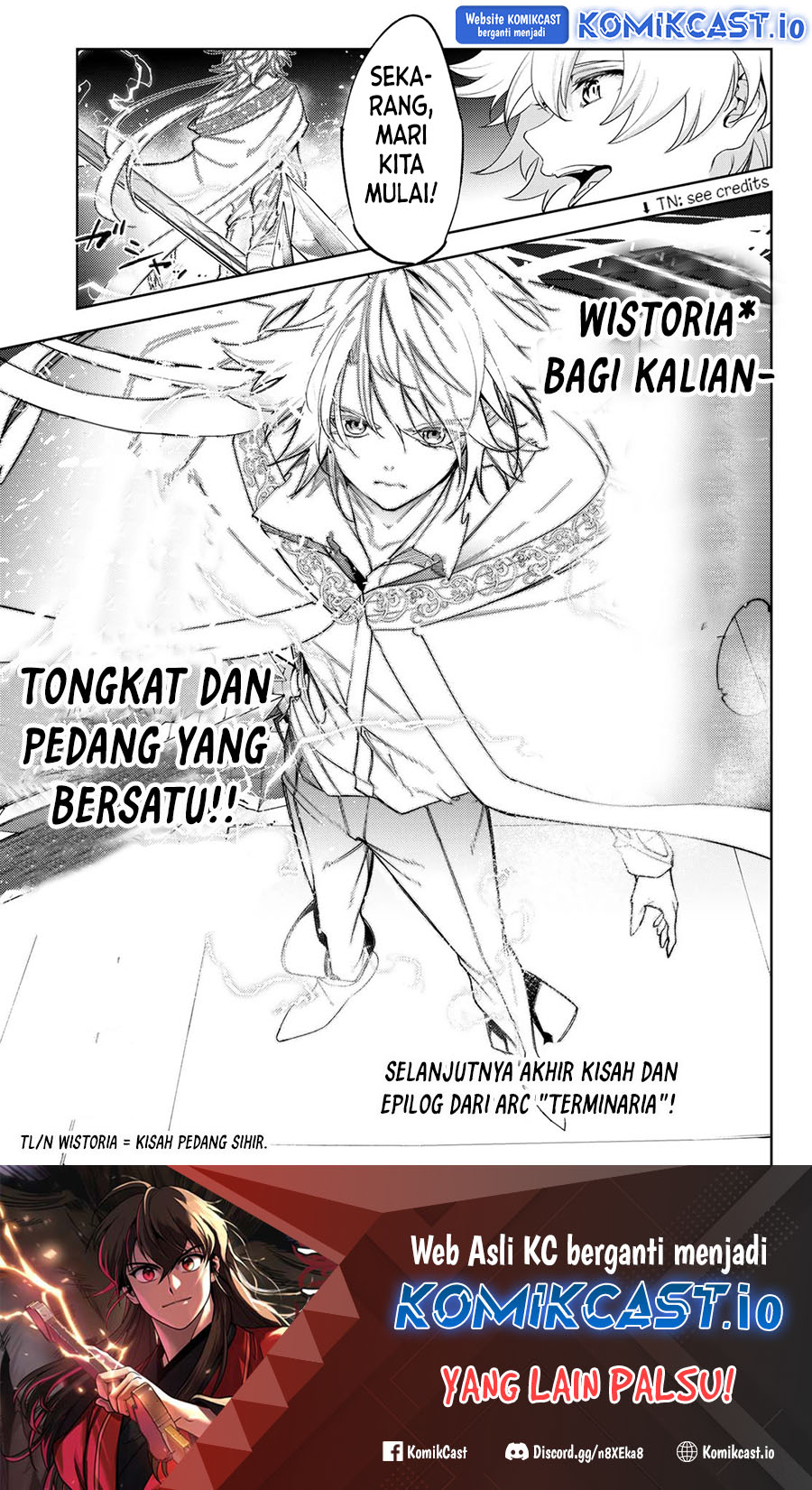 Tsue to Tsurugi no Wistoria Chapter 29 Gambar 42