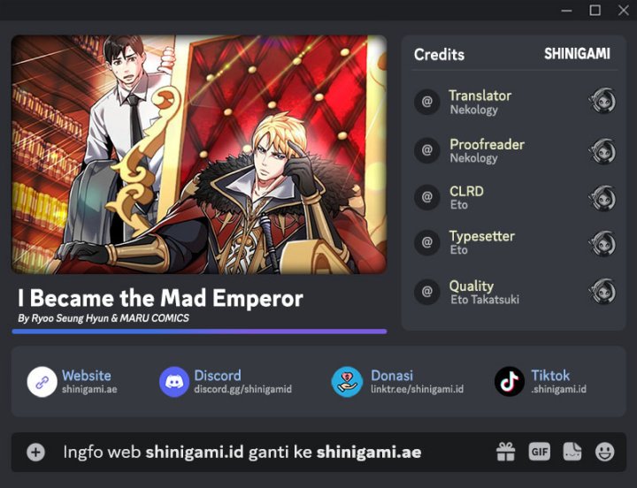 Baca Komik I Became the Mad Emperor Chapter 42 Gambar 1