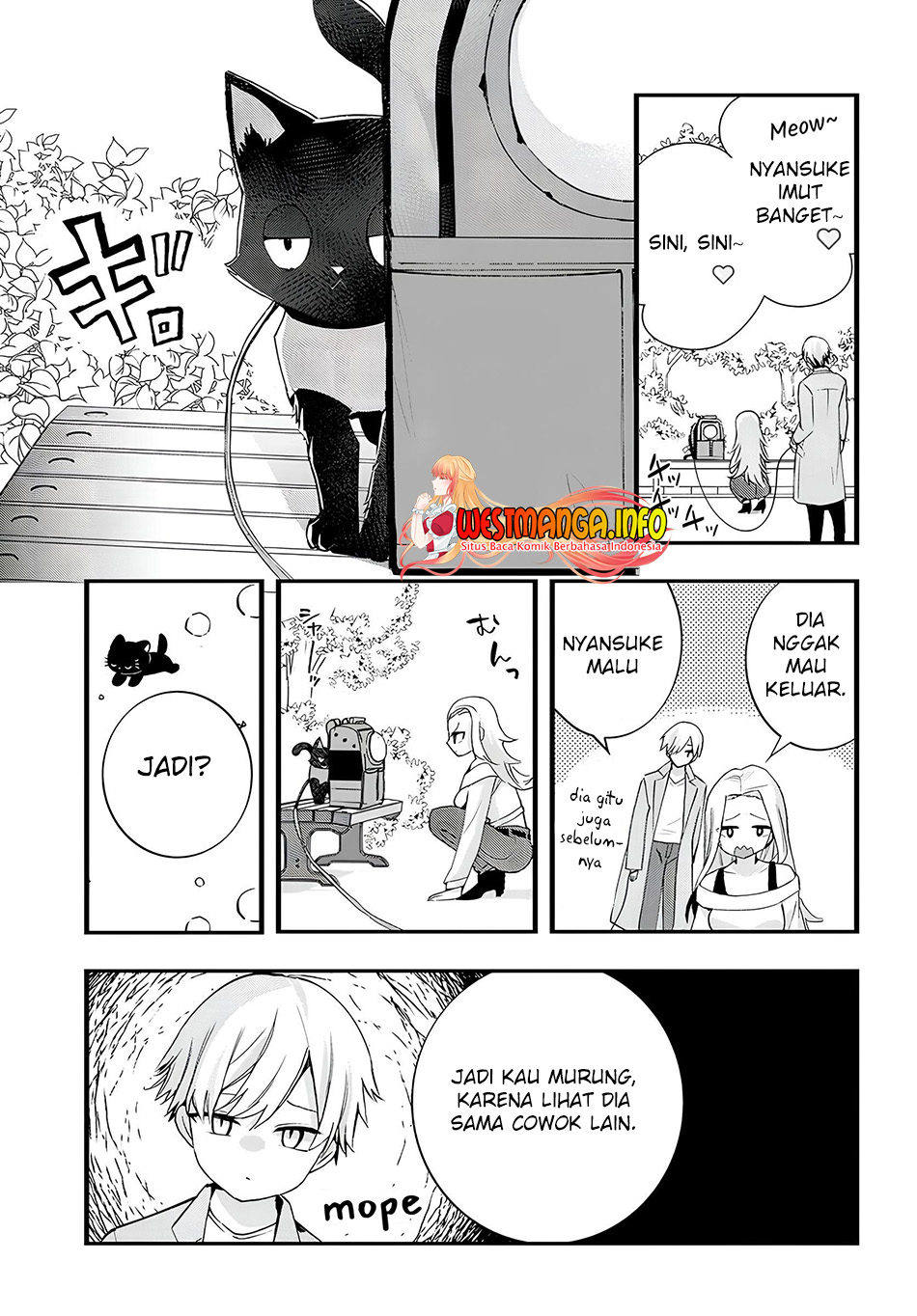 Baca Manga Chiteki de Cool na Kouhai Bijo, Ore no Kai Neko ni naru Chapter 21 Gambar 2