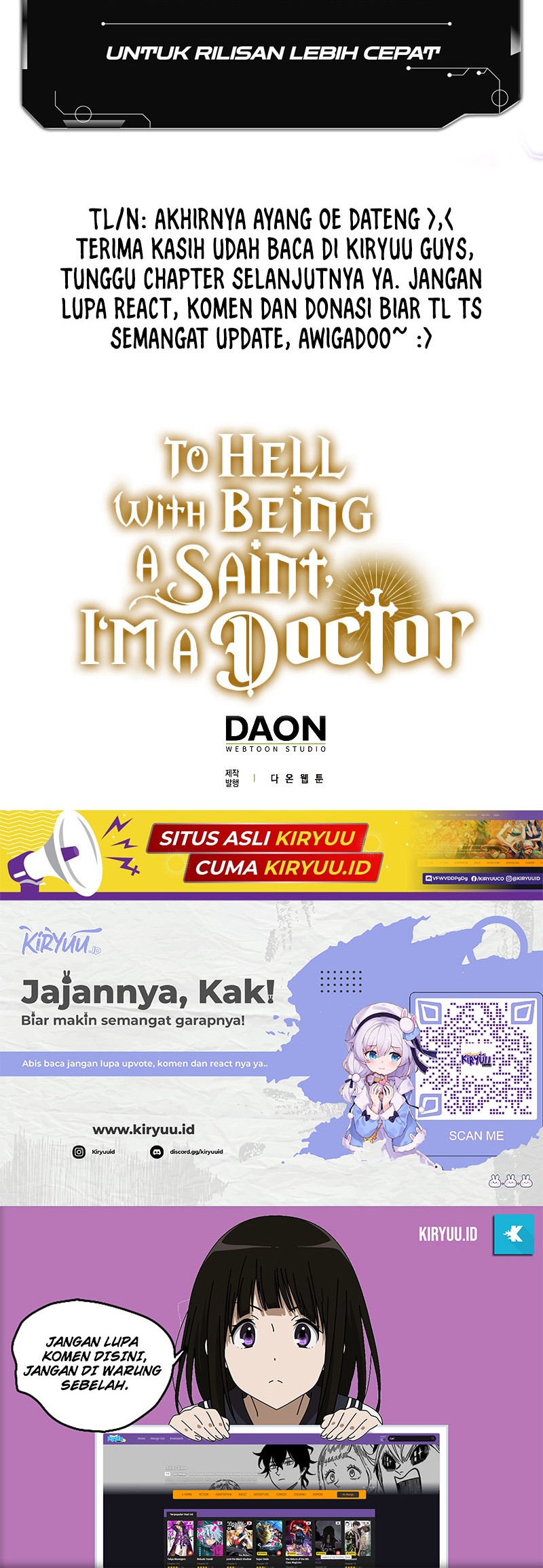 To Hell With Being a Saint, I’m a Doctor Chapter 63 Gambar 55