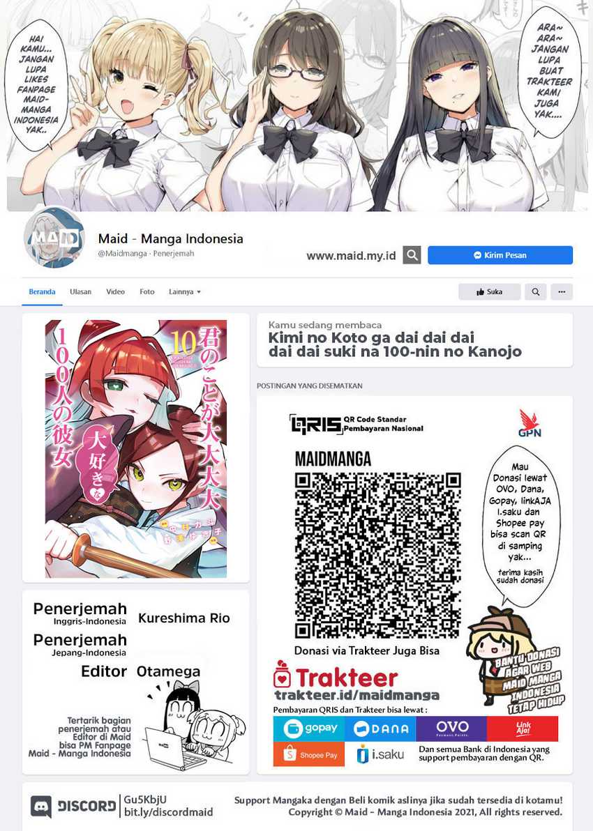 Baca Manga Kimi no Koto ga Dai Dai Dai Dai Daisuki na 100-ri no Kanojo Chapter 107 Gambar 2