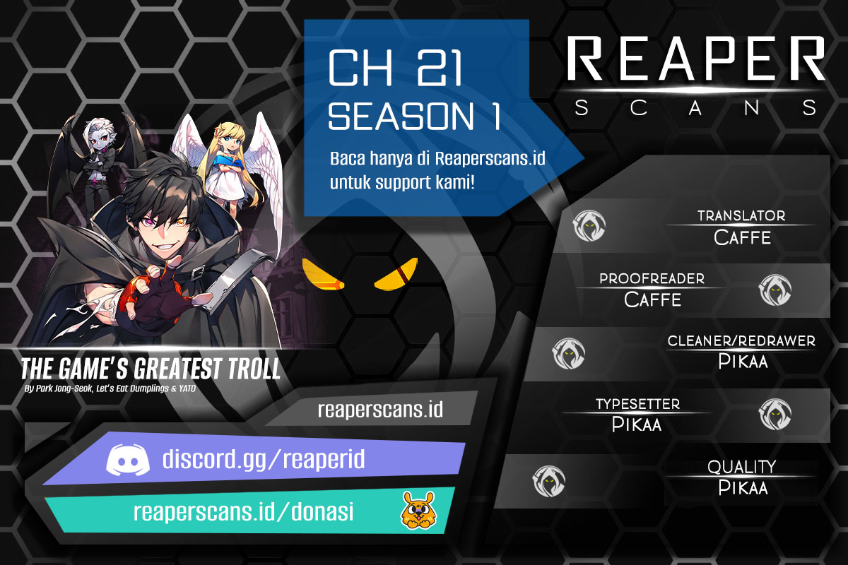 Baca Komik The Game’s Greatest Troll Chapter 21 Gambar 1