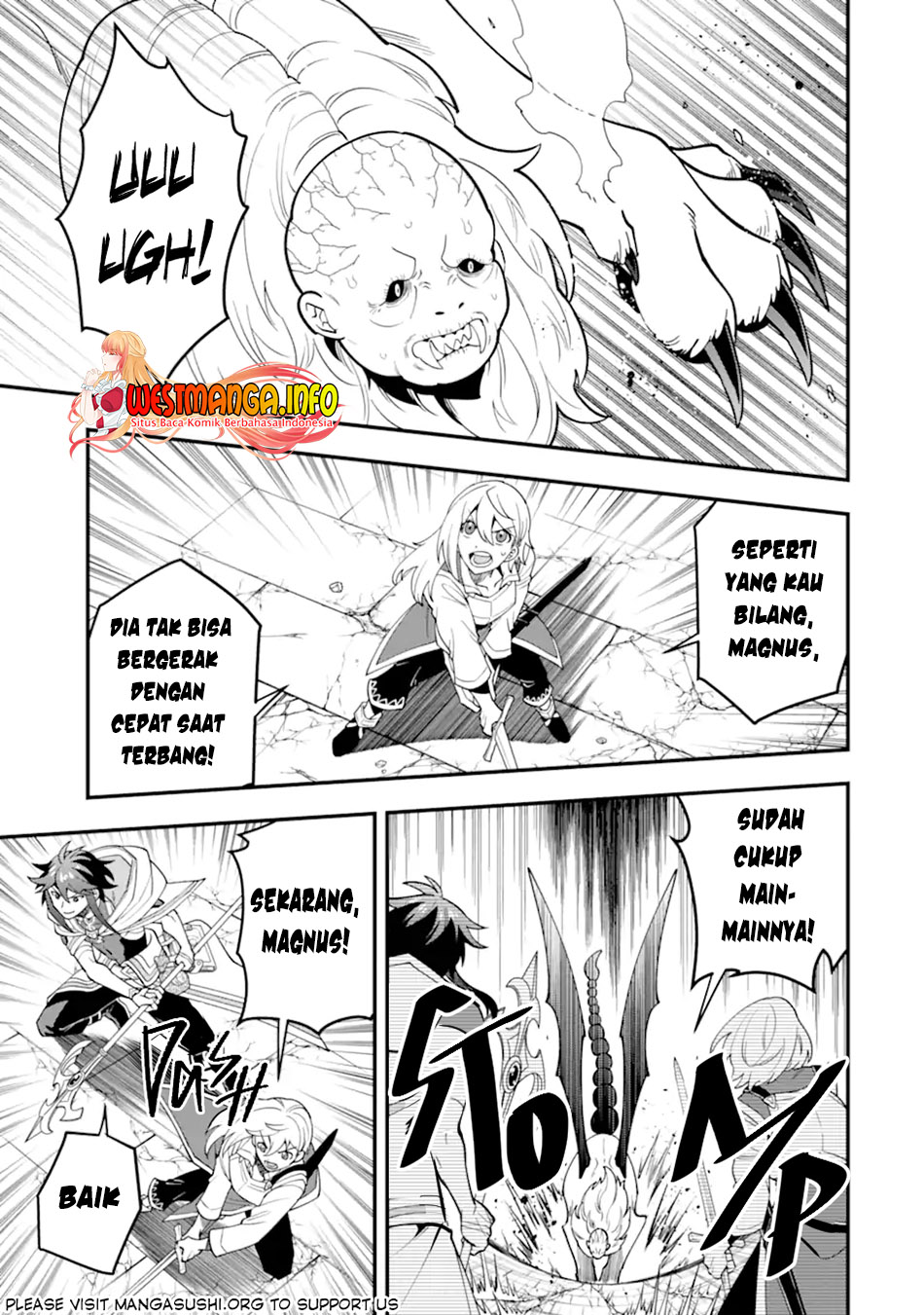 Kouryakuhon o Kushi Suru Saikyou no Mahoutsukai ~”meirei sa sero” to wa Iwa Senai Oreryuu Mao Tobatsu Saizen Ruuto ~ Chapter 47.1 Gambar 17