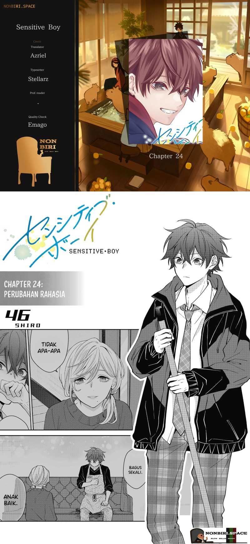 Baca Komik Sensitive Boy Chapter 24 Gambar 1