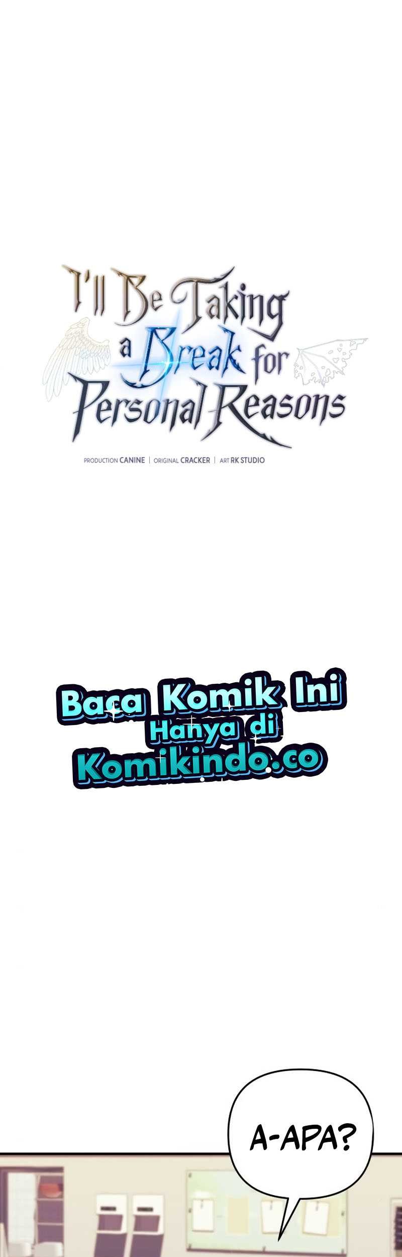 Baca Manhwa I’ll be Taking a Break for Personal Reasons Chapter 69 Gambar 2