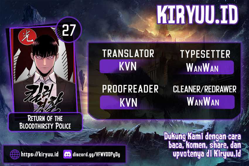 Komik Return of the Bloodthirsty Police Chapter 27 gambar nomor 1