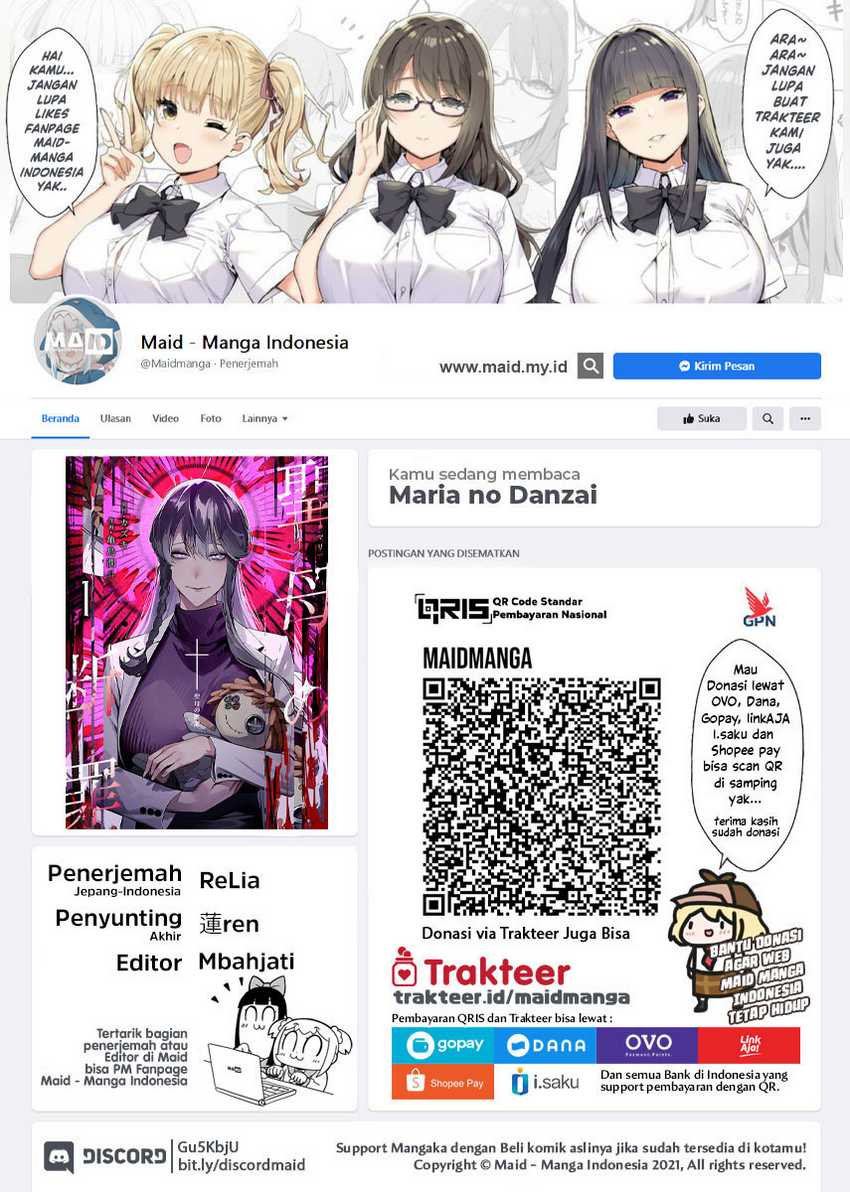 Baca Manga Maria no Danzai Chapter 08 Gambar 2
