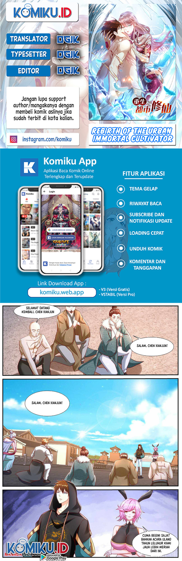 Baca Komik Rebirth Of The Urban Immortal Cultivator Chapter 923 Gambar 1