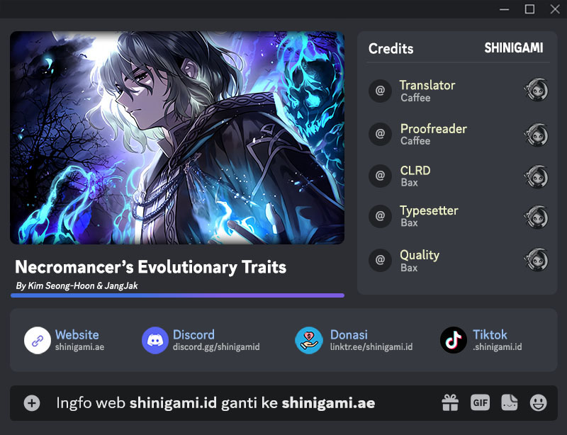 Baca Komik Necromancer’s Evolutionary Traits Chapter 31 Gambar 1