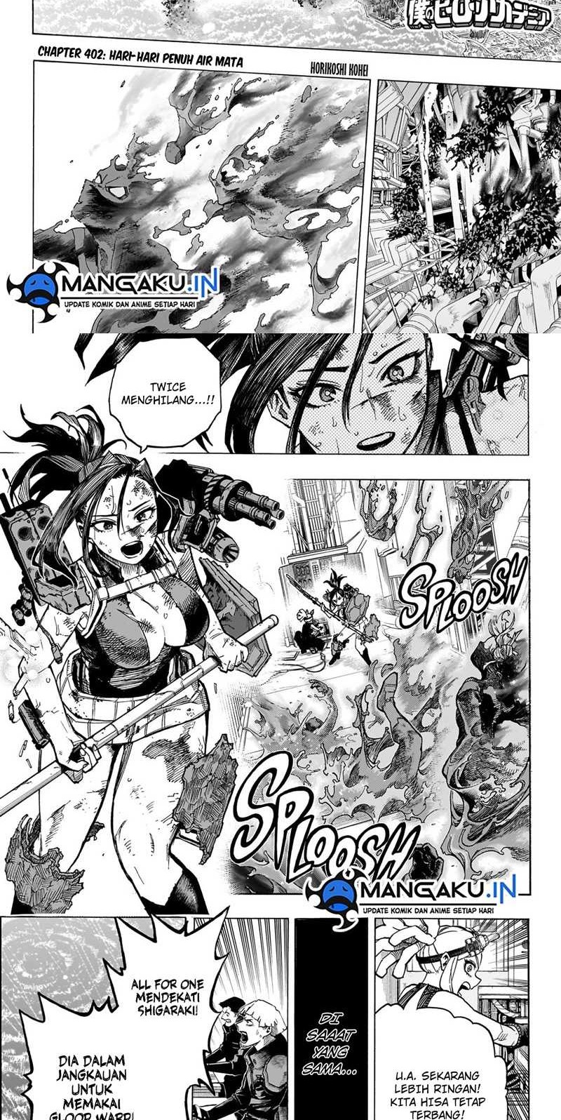 Baca Manga Boku no Hero Academia Chapter 402 Gambar 2