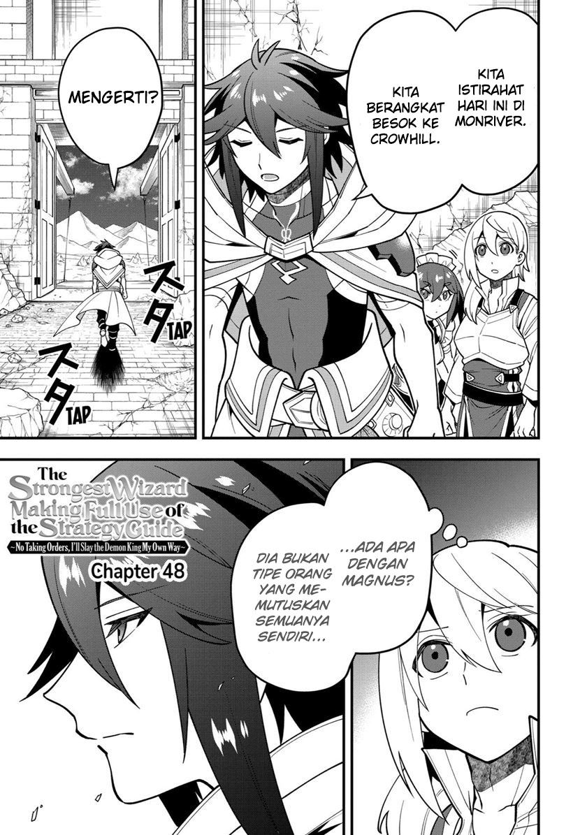 Kouryakuhon o Kushi Suru Saikyou no Mahoutsukai ~”meirei sa sero” to wa Iwa Senai Oreryuu Mao Tobatsu Saizen Ruuto ~ Chapter 48 Gambar 5