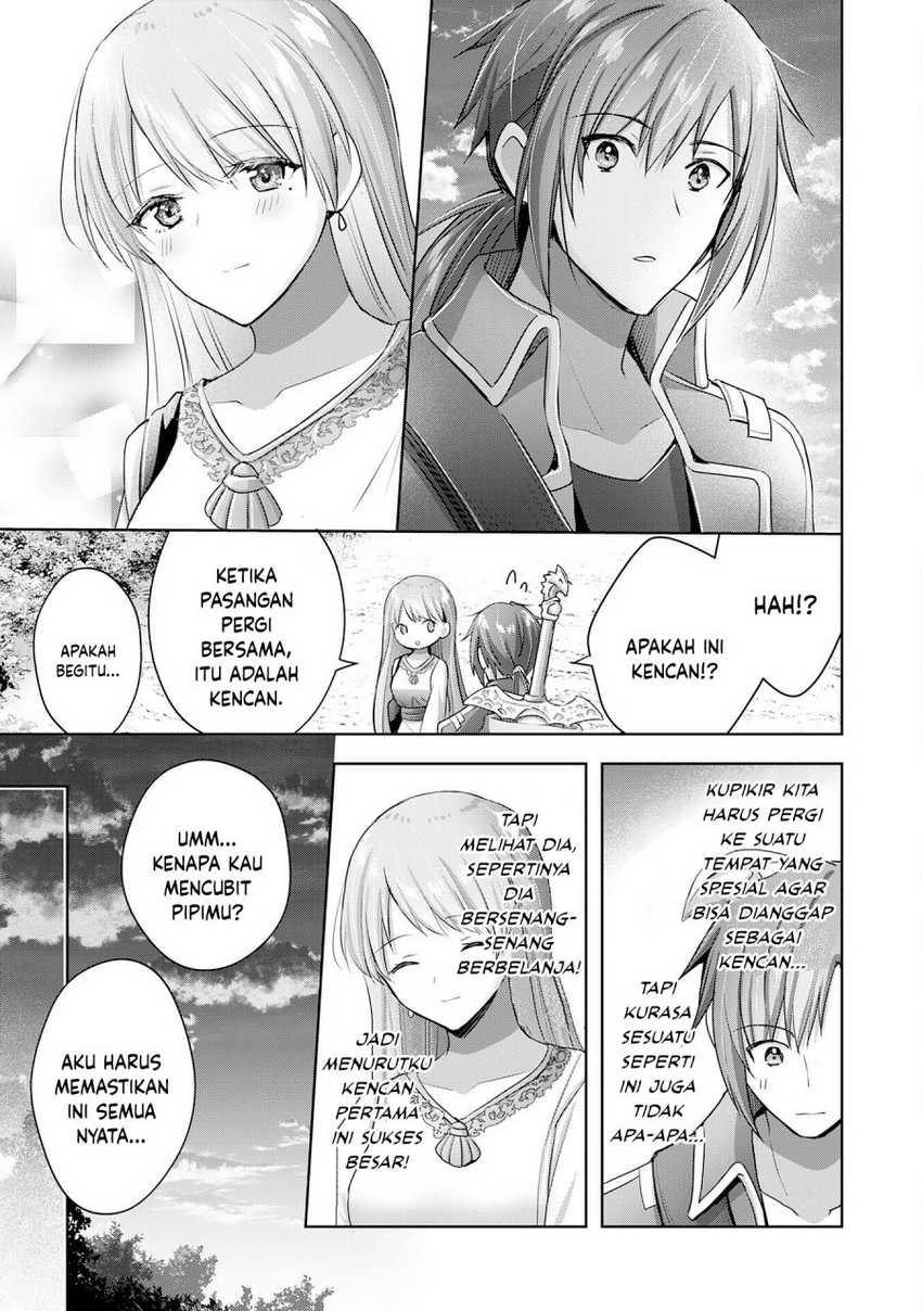 Uketsukejo ni Kokuhaku Shitakute Girudo ni Kayoitsumetara Eiyu ni Natteta Chapter 16 Gambar 12