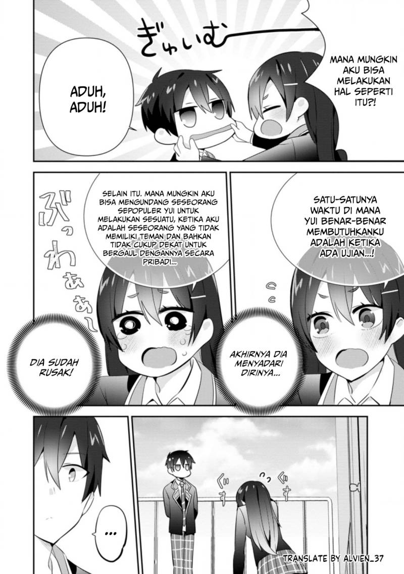 The Cute Girl Sitting Next to Me Is Trying to Make Me Fall in Love With Her as a Way to Ridicule Me, but the Tables Were Turned on Her Before She Knew It Chapter 12 Gambar 24