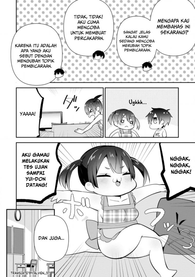 The Cute Girl Sitting Next to Me Is Trying to Make Me Fall in Love With Her as a Way to Ridicule Me, but the Tables Were Turned on Her Before She Knew It Chapter 12 Gambar 4