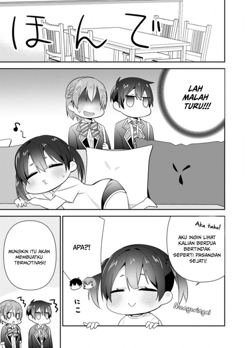 The Cute Girl Sitting Next to Me Is Trying to Make Me Fall in Love With Her as a Way to Ridicule Me, but the Tables Were Turned on Her Before She Knew It Chapter 12 Gambar 9