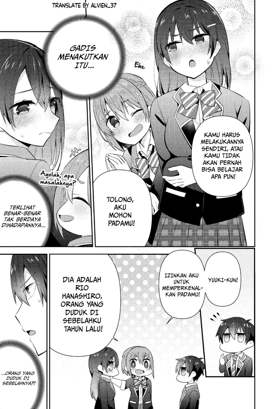 The Cute Girl Sitting Next to Me Is Trying to Make Me Fall in Love With Her as a Way to Ridicule Me, but the Tables Were Turned on Her Before She Knew It Chapter 11 Gambar 13