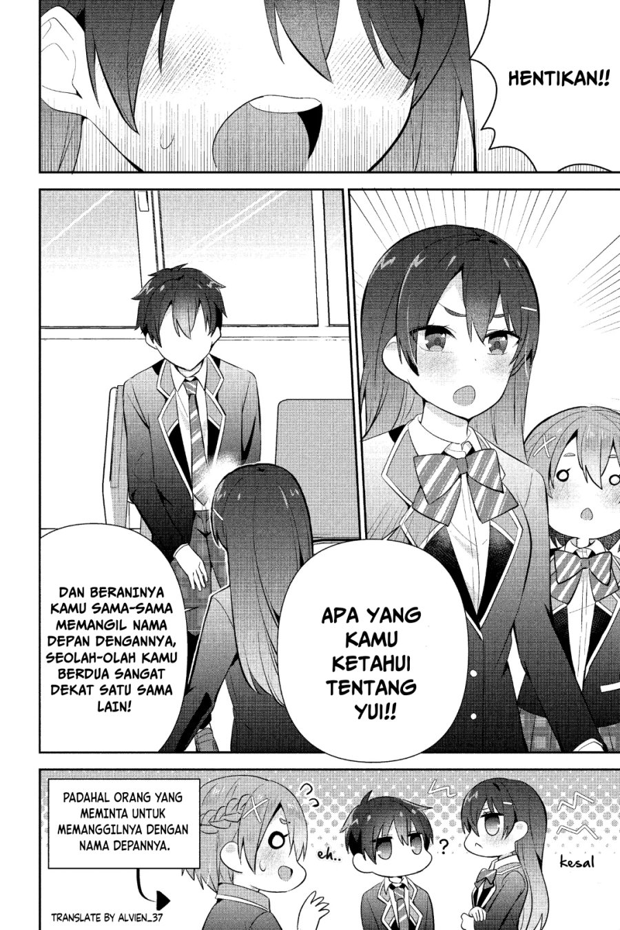 The Cute Girl Sitting Next to Me Is Trying to Make Me Fall in Love With Her as a Way to Ridicule Me, but the Tables Were Turned on Her Before She Knew It Chapter 11 Gambar 18