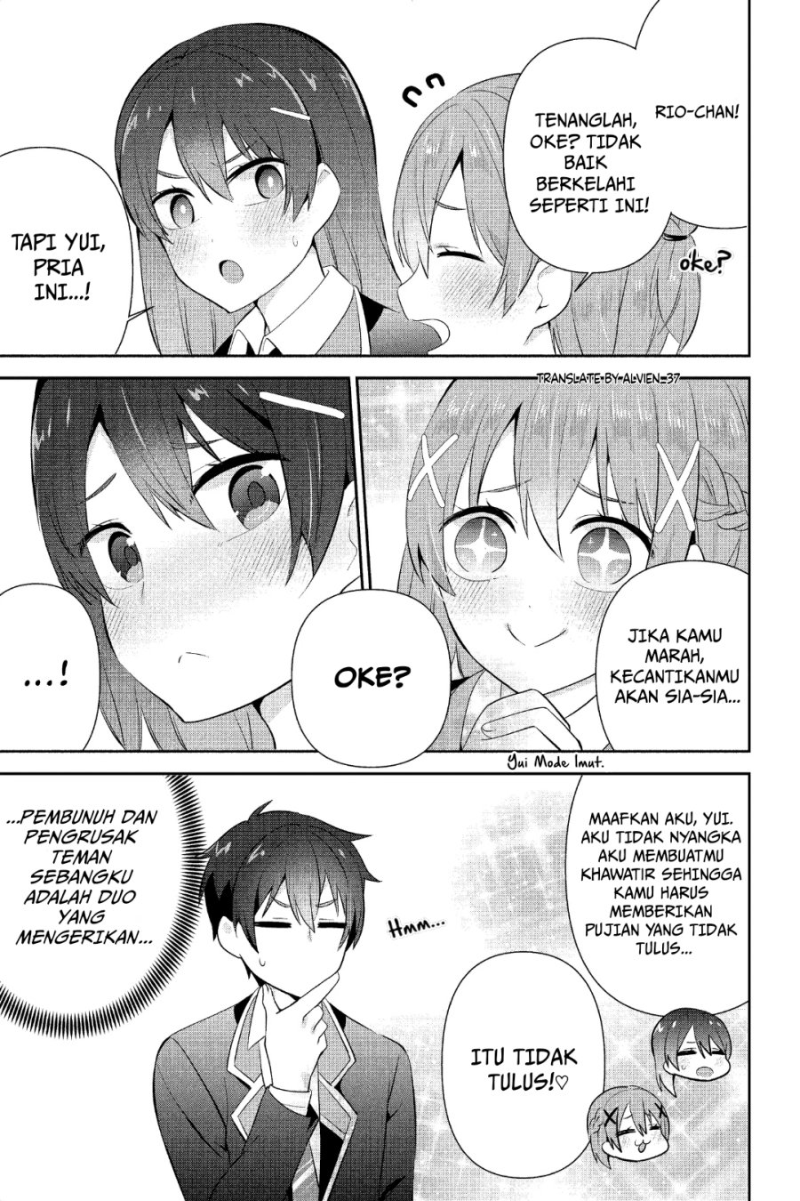 The Cute Girl Sitting Next to Me Is Trying to Make Me Fall in Love With Her as a Way to Ridicule Me, but the Tables Were Turned on Her Before She Knew It Chapter 11 Gambar 19