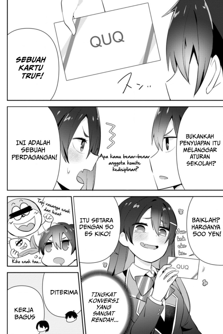 The Cute Girl Sitting Next to Me Is Trying to Make Me Fall in Love With Her as a Way to Ridicule Me, but the Tables Were Turned on Her Before She Knew It Chapter 11 Gambar 24