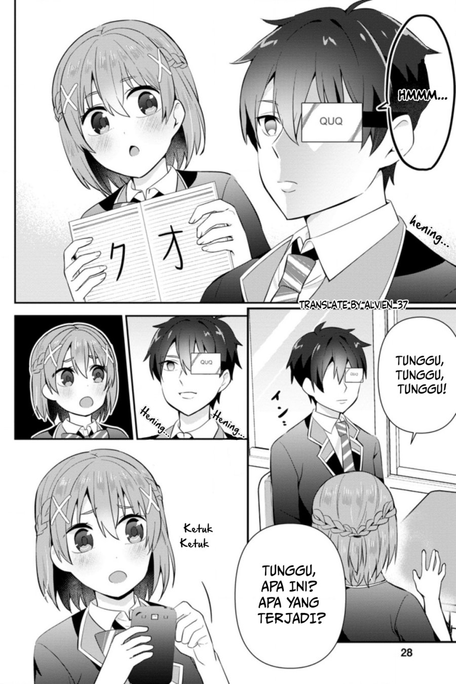 The Cute Girl Sitting Next to Me Is Trying to Make Me Fall in Love With Her as a Way to Ridicule Me, but the Tables Were Turned on Her Before She Knew It Chapter 11 Gambar 26