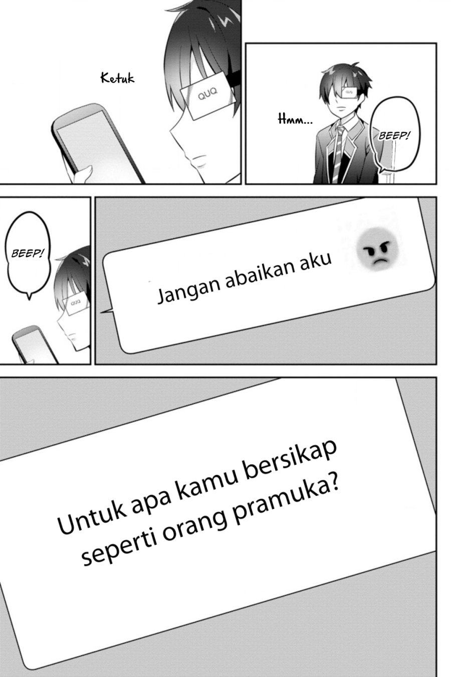 The Cute Girl Sitting Next to Me Is Trying to Make Me Fall in Love With Her as a Way to Ridicule Me, but the Tables Were Turned on Her Before She Knew It Chapter 11 Gambar 27